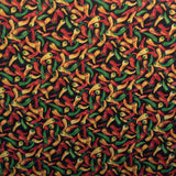 Poly-Cotton Chili Peppers Print for Arts, Crafts, & Sewing