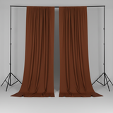 Solid Poplin Window Curtain or Photography Backdrop 58" Wide - Copper