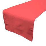 Poplin Table Runner Solid - Coral