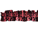 Floral Poplin Damask Curtain Sleeve Topper