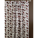 Cotton Curtain Animal Print Cow Spots 58 Inch Wide