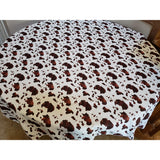 Cotton Tablecloth Animal Print Cow Spots