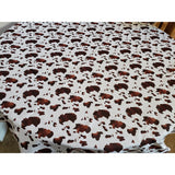 Cotton Tablecloth Animal Print Cow Spots