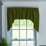 Poplin Solid Swag Window Valance 72" Wide / 36" Tall