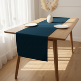 Poplin Table Runner Solid - Dark Teal