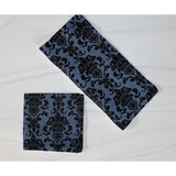 Poplin Damask Floral Napkins Dinner Table Decor 16" x 16" Hemmed (Pack of 6)