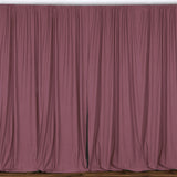 Solid Poplin Window Curtain or Photography Backdrop 58" Wide Dusty Rose
