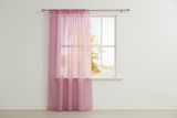 Sheer Tinted Organza Solid Single Curtain Panel 58 Inch Wide - Dusty Rose
