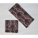 Poplin Damask Floral Napkins Dinner Table Decor 16" x 16" Hemmed (Pack of 6)