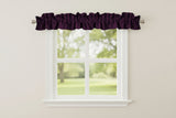 Faux Burlap Texture Curtain Sleeve Topper Window Treatment with Bottom and Top Ruffle