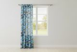 Cotton Curtain Animal Print 58 Inch Wide Fish Aquarium