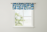 Cotton Window Valance Floral Print 56 Inch Wide Floral Large Lilies