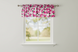 Cotton Window Valance Floral Print 56 Inch Wide Floral Large Lilies