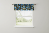 Cotton Window Valance Floral Print 56 Inch Wide Floral Roses Allover