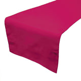 Poplin Table Runner Solid - Fuchsia