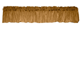 Crinkle Taffeta Window Valance 52" Wide - Gold