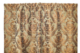 Woven Damask Polyester Jacquard Heavy Upholstery Curtain Panel 56 Inch Wide