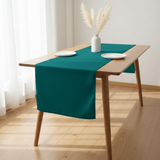 Poplin Table Runner Solid - Green Teal