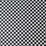 Poly-Cotton Racecar Checkerboard Print Fabric for Arts, Crafts, & Sewing