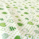 Poly-Cotton Hearts and Dots Print for Arts, Crafts, & Sewing