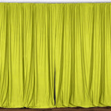 Solid Poplin Window Curtain or Photography Backdrop 58" Wide Highlighter Yellow