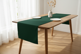 Poplin Table Runner Solid - Hunter Green