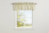 Pintuck Window Valance 52" Wide - Ivory