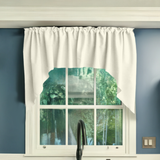 Poplin Solid Swag Window Valance 72" Wide / 36" Tall