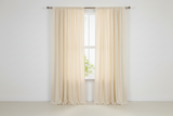 Solid Poplin Window Curtain or Photography Backdrop 58" Wide - Ivory