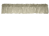 Crinkle Taffeta Window Valance 52" Wide - Ivory