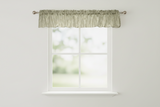 Crinkle Taffeta Window Valance 52" Wide - Ivory