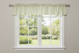 Solid Poplin Window Valance 58" Wide - Ivory
