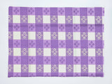 Poplin Tavern Gingham Checkered Dinner Table Placemats Holiday Home Decoration 13" x 19" (Pack of 4)