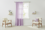 Shiny Satin Solid Single Curtain Panel Drapery 58 Inch Wide - Lavender