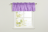 Pintuck Window Valance 52" Wide - Lavender