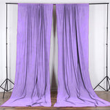Solid Poplin Window Curtain or Photography Backdrop 58" Wide Lavender