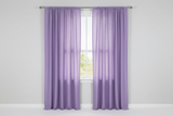 Solid Poplin Window Curtain or Photography Backdrop 58" Wide - Lavender