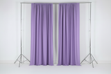 Solid Poplin Window Curtain or Photography Backdrop 58" Wide - Lavender