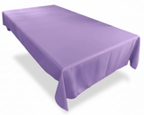 Polyester Poplin Gaberdine Durable Tablecloth Solid - Lavender