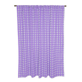 Poplin Tavern Gingham Check Print Polyester Window Curtain 58 Inch Wide