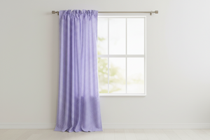 Cotton 1/8th Inch Small Gingham Checkered Curtain 58 Inch Wide - Lavender