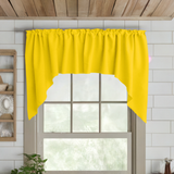 Poplin Solid Swag Window Valance 72" Wide / 36" Tall