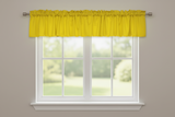 Solid Poplin Window Valance 58" Wide - Lemon