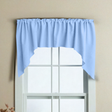 Poplin Solid Swag Window Valance 72" Wide / 36" Tall