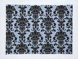 Poplin Damask Floral Dinner Table Placemats Holiday Home Decoration 13" x 19" (Pack of 4)