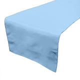 Poplin Table Runner Solid - Light Blue