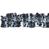 Floral Poplin Damask Curtain Sleeve Topper