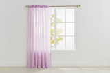 Cotton 1/8th Inch Small Gingham Checkered Curtain 58 Inch Wide - Light Pink