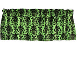 Floral Poplin Damask Window Valance 58" Wide