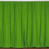 Solid Poplin Window Curtain or Photography Backdrop 58" Wide Lime Green